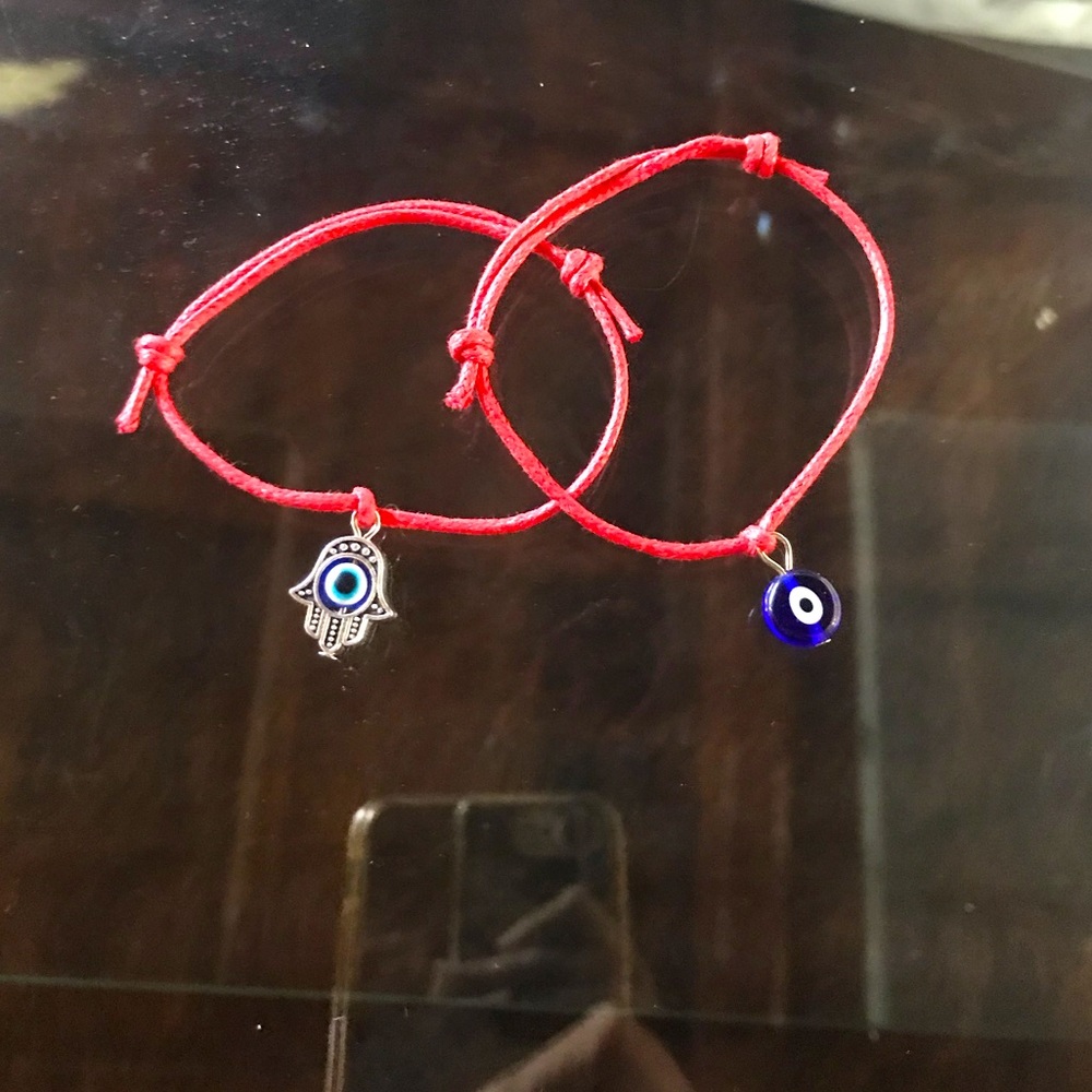 Evil eye bracelet. 8 is for both.